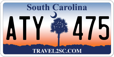 SC license plate ATY475