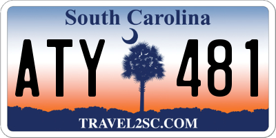 SC license plate ATY481
