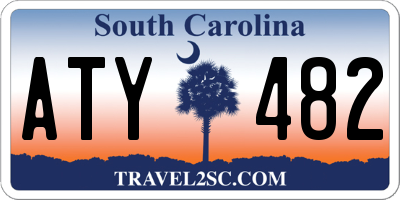 SC license plate ATY482