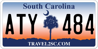 SC license plate ATY484