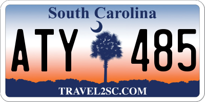 SC license plate ATY485