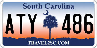 SC license plate ATY486