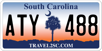 SC license plate ATY488