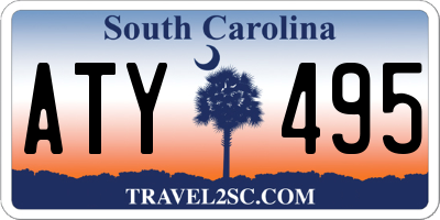SC license plate ATY495