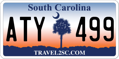 SC license plate ATY499