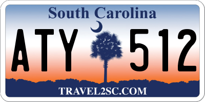 SC license plate ATY512