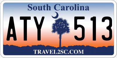 SC license plate ATY513