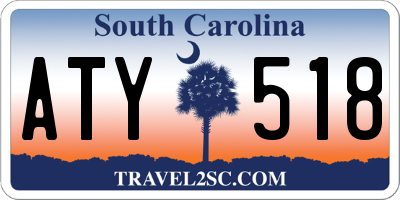 SC license plate ATY518