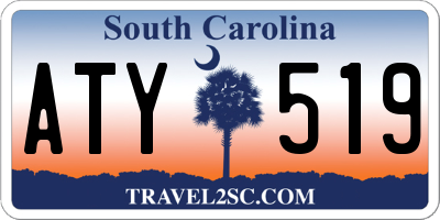 SC license plate ATY519
