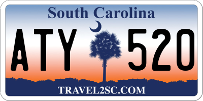SC license plate ATY520