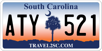 SC license plate ATY521