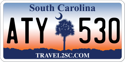 SC license plate ATY530