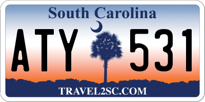 SC license plate ATY531