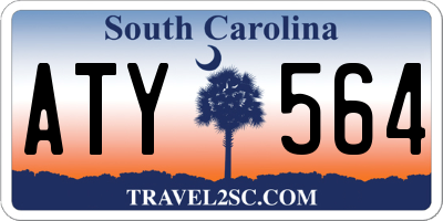 SC license plate ATY564