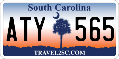 SC license plate ATY565