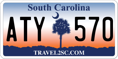 SC license plate ATY570