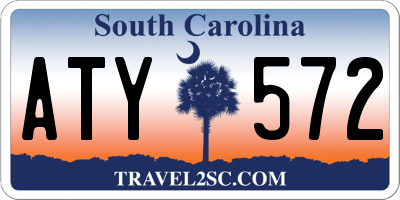 SC license plate ATY572