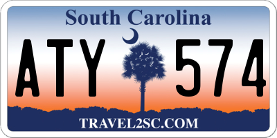 SC license plate ATY574