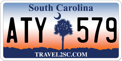 SC license plate ATY579