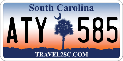 SC license plate ATY585