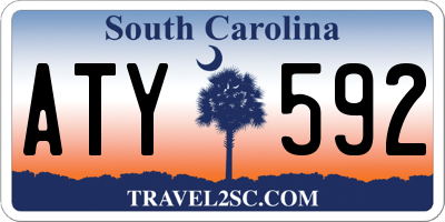 SC license plate ATY592