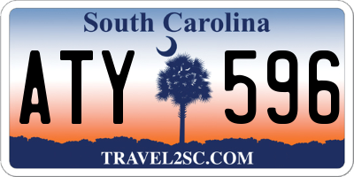 SC license plate ATY596