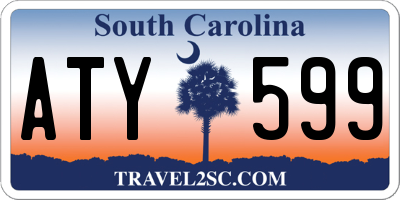 SC license plate ATY599