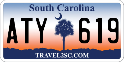 SC license plate ATY619