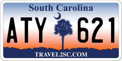 SC license plate ATY621