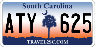 SC license plate ATY625