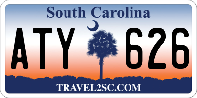 SC license plate ATY626