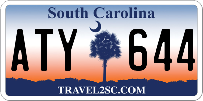 SC license plate ATY644
