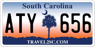 SC license plate ATY656