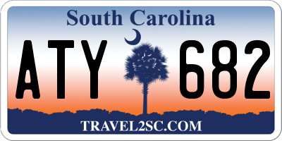 SC license plate ATY682