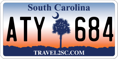 SC license plate ATY684