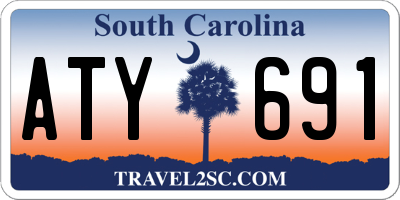SC license plate ATY691