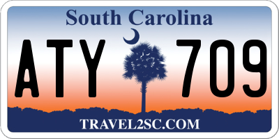 SC license plate ATY709
