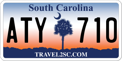 SC license plate ATY710