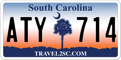 SC license plate ATY714