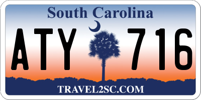 SC license plate ATY716