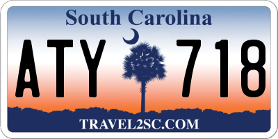 SC license plate ATY718