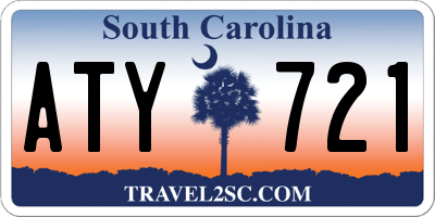 SC license plate ATY721