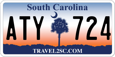 SC license plate ATY724