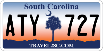 SC license plate ATY727