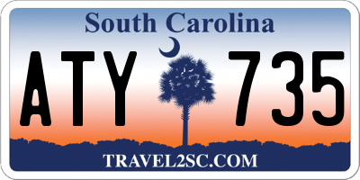 SC license plate ATY735