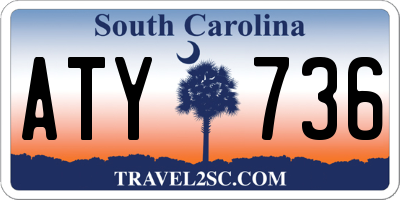 SC license plate ATY736