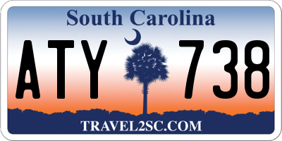 SC license plate ATY738