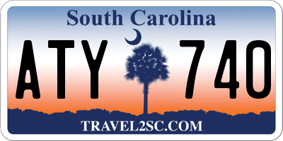 SC license plate ATY740