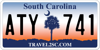 SC license plate ATY741