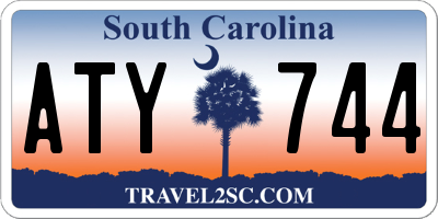 SC license plate ATY744